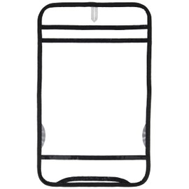 Catch NO12 School Bag Cover with Reflective Tape, Transparent, Boys and Girls, Black