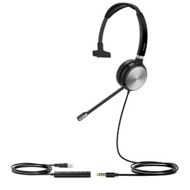 Yealink UH34 SE Mono UC USB-A Monaural Headset with Noise Cancelling Microphone