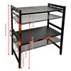 ifory 3-Tier Microwave Oven Rack, 15.7~23.6" Expandable Microwave Stand, Countertop