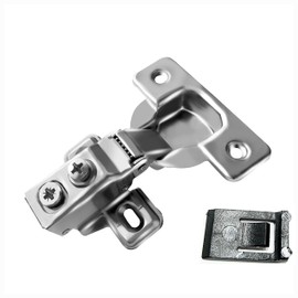 Berta 10 Pack 86 Degree Angle Restriction Hinge Clips for European Soft Close Frameless Cabinet Hinges, 10 Pieces – Kitchen Cabinet Door Restraints