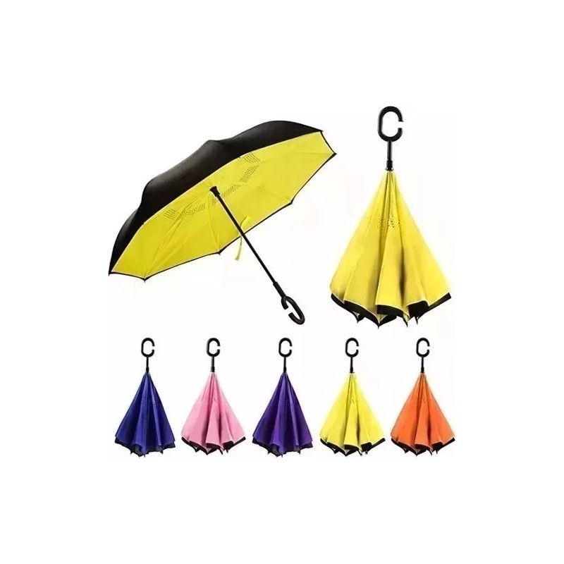 Magic Toy Paraguas Mayoreo 10 Piezas Sombrilla Reversibles Invertido