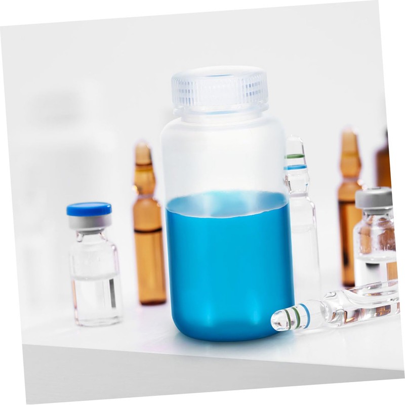 CHILDWEET 8pcs Leakproof Lab Bottles with Caps Wide Mouth Heat