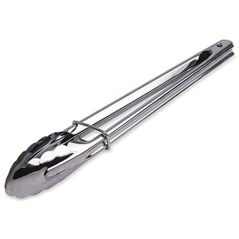 abrakado.nath Large Kitchen Tongs 30cm Stainless Steel