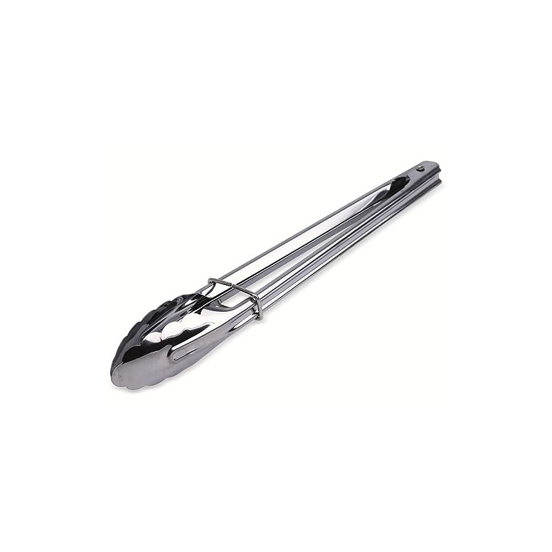 abrakado.nath Large Kitchen Tongs 30cm Stainless Steel