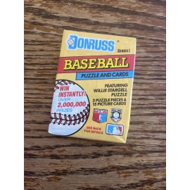 1991 Donruss Baseball Cards Series 1 Unopened Wax Pack 15 cards/pack