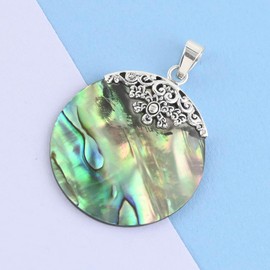 Shop LC Abalone Shell 925 Sterling Silver Pendant Jewelry Gifts for Women Christmas Gifts