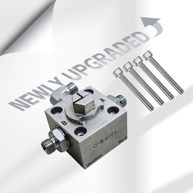 The three-way directional control valve is suitable for most small