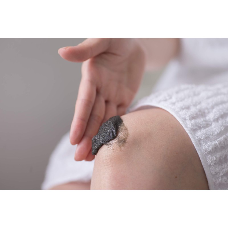 Black Silica Salt Body Scrub, Head Scrub (For Whole Body,