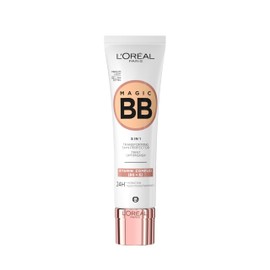 L'Oréal Paris Tinted Day Cream for 24-Hour Moisture and an Even Complexion, Magic BB Complexion Optimiser, No. 03 Medium Light (Medium Light), 1 x 30 ml