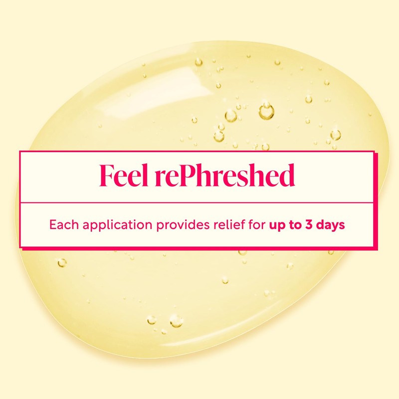Rephresh Odor Eliminating Vaginal Gel, Clinically Tested to Balance pH