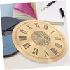 TEHAUX DIY Clock Dial Replacement Roman Numeral Aluminum Clock Panel