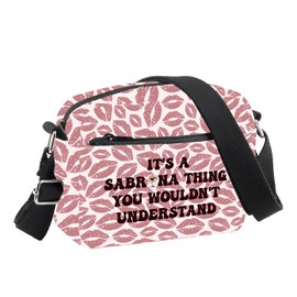 BDPWSS Singers Crossbody Bag Music Album Lover Gift Singer Concert Shoulder Bag Music Lover Tour Merchandise Singer Fan Gifts (Sabr Thing CBCA)