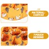 TOVINANNA Countertop Egg Holder Canvas Egg Collection Basket Farmhouse Style