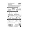 Command Brushed Nickel Metal Hooks 1 Hook and 2 Medium