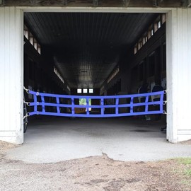 Country Pride Barn Door Guards with Snaps (8', Blue)