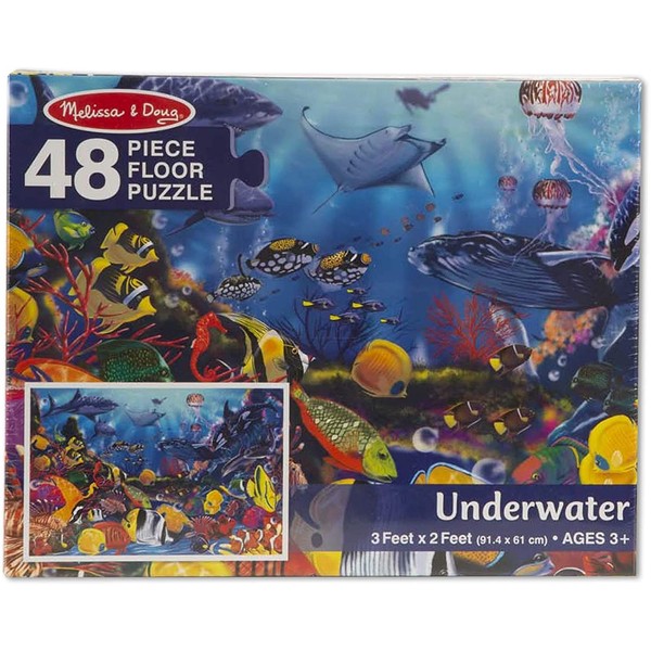 Melissa & Doug Underwater Floor Puzzle (48 pc)