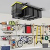 BEAMNOVA Overhead Garage Storage Rack,Ceiling Bin Rails Storage Heavy Duty