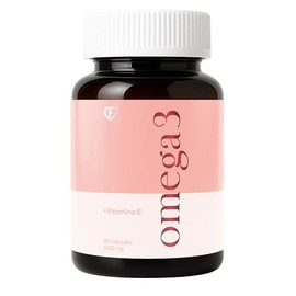 CARO FIT | Omega 3 Puro de Salmón de Alta Potencia 2400 mg - 1740 mg EPA y DHA mas Vitamina E | Cápsulas Blandas Sin Olor para Salud Cardiovascular y Cerebral, Antiinflamatorio Natural | Suplemento Natural Sin Gluten - 60 Cápsulas