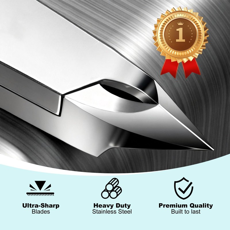 Cbiumpro 5 Pack Cuticle Trimmer Set with Pusher Cutter Clipper