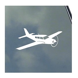 Piper PA-24 Comanche Pilot Front Vinyl Sticker Decal PA24 180 250 260 Civil Aviation Piper