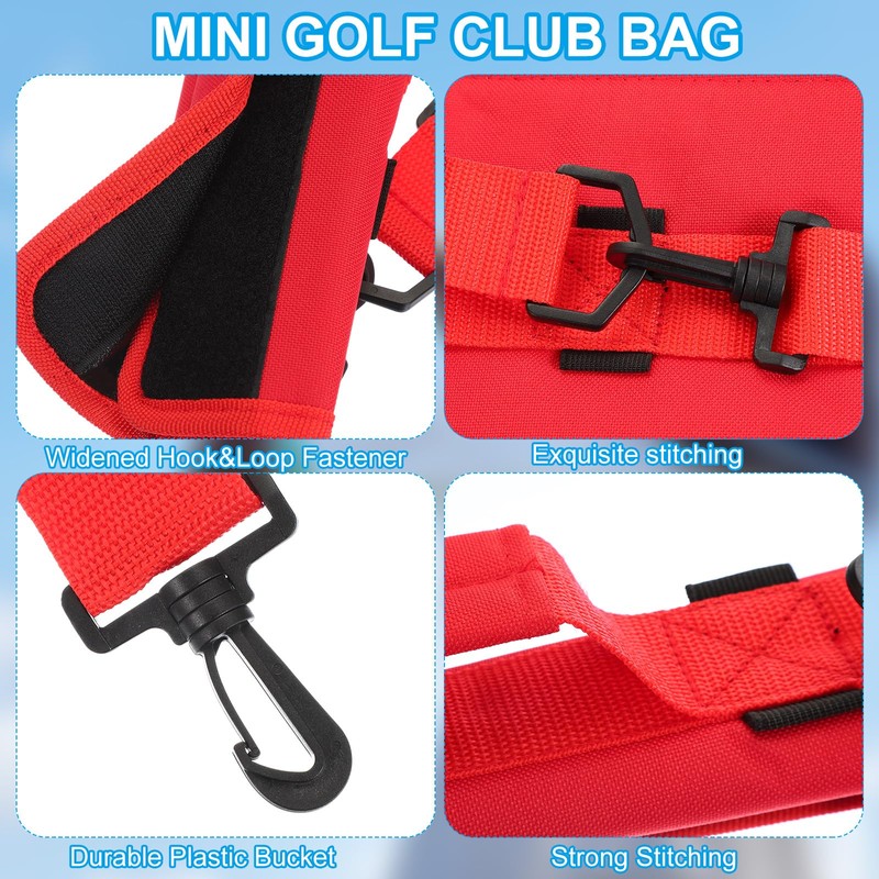 PATIKIL Lightweight Carry Bag, Mini Golf Club Bag with Adjustable