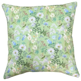 DDintex FLORET LONDON Cushion Cover, Chartwell Green, 17.7 x 17.7 inches (45 x 45 cm), Liberty Print