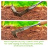 NEISRAI Crack Weeder Garden Crevice Weeding Tool Wood Handle Driveway