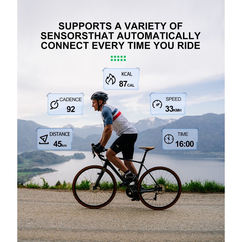 INBIKE Bicycle Computer Wireless Bicycle Speedometer Bicycle GPS Speedometer Wireless