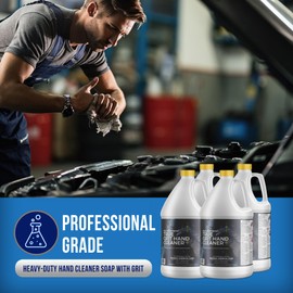 AutoGeneral True Grit Heavy Duty Hand Cleaner for Mechanics - Removes Tough Grease, Stains & Residue for Painters & Craftsman - Tough on Stains, Gentle on Hands - Water Based Palm Degreaser - Case