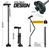 ZELECKS Walking Cane for Women & Men - Self Standing