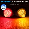 2 Amber + 2 Red Ledvillage 2 Inch 12V DC