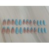 Fast Nails Press On Nails- 24 Pieces Ocean Dream Blue