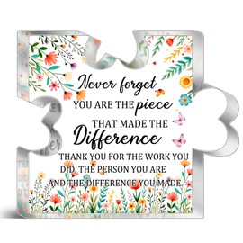 OZUEMUL Retirement Gift for Woman Employee Appreciation Gifts Acrylic Desk Accessories Office Decor for Women Thank You Gifts for Teacher Retirement Decorations Goodbye Gift for Coworkers