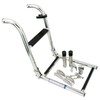 316 Stainless Steel Marine Boat Folding Pontoon Transom Boarding Ladder