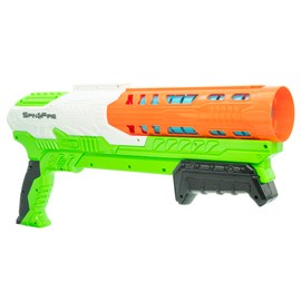 Air Warriors: Spin Fire - Blaster, 10 Spinners Darts, Accurate Flights, Shoots Up to 135 Feet, Kids Toy, Ages 6+