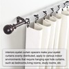 20 Pcs Curtain Spacers, Plastic Spacers for Eyelet Curtains, 50mm