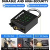 eLinkSmart Heavy Duty Smart Padlock with Key, Pad Lock with