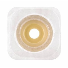 Esteem synergy Colostomy Barrier Trim to Fit, Extended Wear Durahesive, White Tape 4 Inch Flange Hydrocolloid 7/8 1-1/4 Stoma X, 409269 - Box of 10