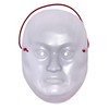 [Clear Stone] Japanese-Style Mask, Sukuma Musakuma, Unisex, White