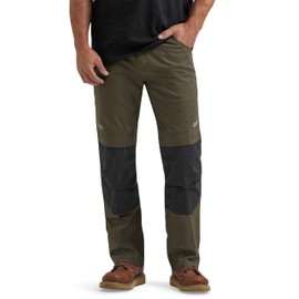 Wrangler Riggs Workwear Men's Straight Leg Technical Carpenter Pant, Loden, 34W x 30L