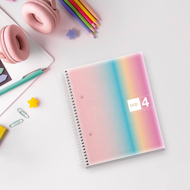 Miquelrius - A5 Notebook Polypropylene Cover 120 Micro Perforated Sheets