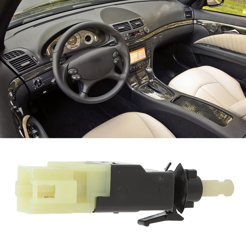 Brake Light Switch, 0015456709 4-Pin Brake Light Switch ABS Plastic