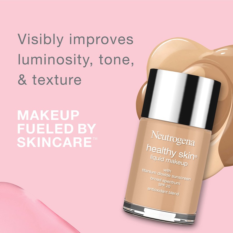 Neutrogena Healthy Skin Liquid Foundation Makeup with Broad Spectrum SPF
