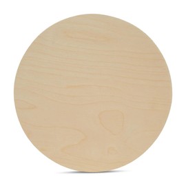 Wood Circles 19 inch, 1/4 Inch Thick Cutouts, Pack of 5 Baltic Birch Unfinished Wood Circles for Crafts, by Woodpeckers