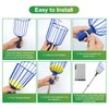 RAIN SPIRIT Fruit Picker Pole with Basket Telescoping tool extension