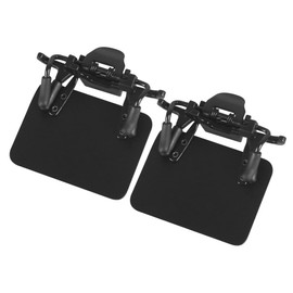 MiOYOOW Shooting Glasses Blinders, 2PCS Archery Eye Masks, Clip on Occluder Clip Patches for Police Troops Training Shooting