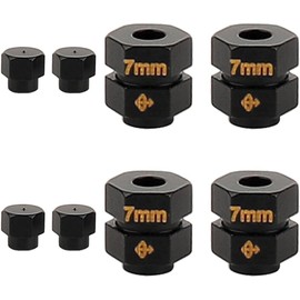 Pothyes TRX4M 7mm Wheel Hex Extended Adapters for Axial TRX-4M 1/18 RC Crawler Car Truck Parts