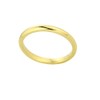 Stackable 10k Yellow Gold Sizable Plain Toe Ring, Size 4