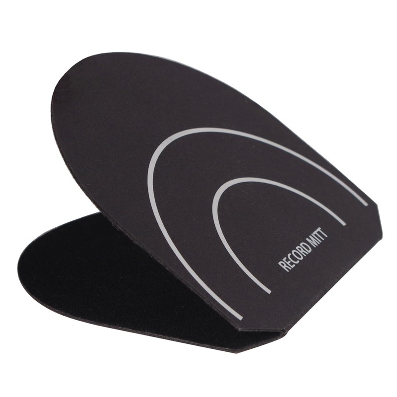 Bestvisse 2Pcs/pack Record Cleaner Mitt Handler Mitt Black Vinyls Record