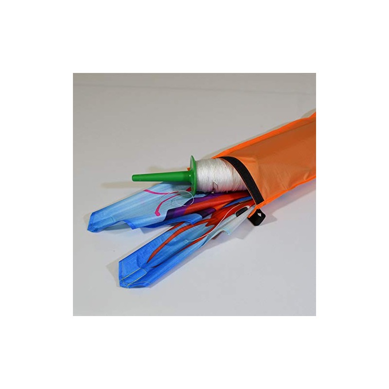 In the Breeze 3435-46" Reusable Orange Kite Bag - Long